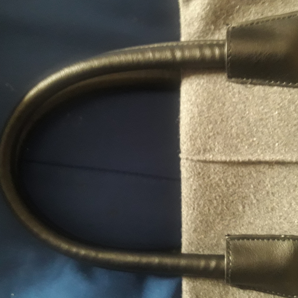 Grey flannel borsani purse